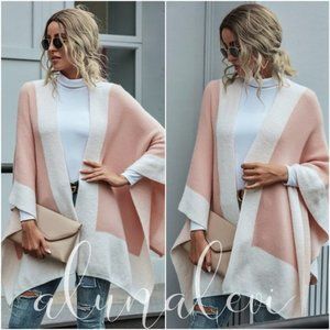 🎀CLASSY BLUSH KIMONO PONCHO